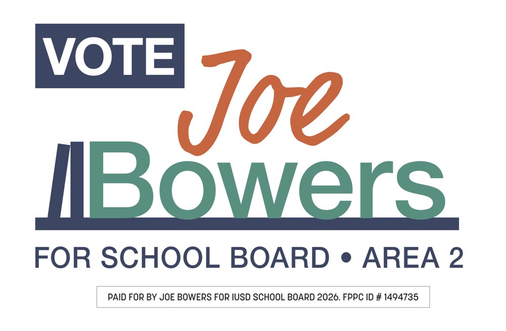 Vote Joe Bowers for School Board, Area 2